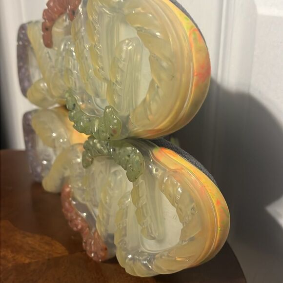 🔥Women NIKE Air Vapormax 2020 FK Flyknit Sz 7 Grey Yellow CJ6741-002 - PERFECT - Picture 12 of 13